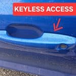 Poignée de porte de la Ford Focus équipée de l’accès sans clé